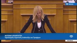 Ομιλία στη συζήτηση για τον Κρατικό Προϋπολογισμό