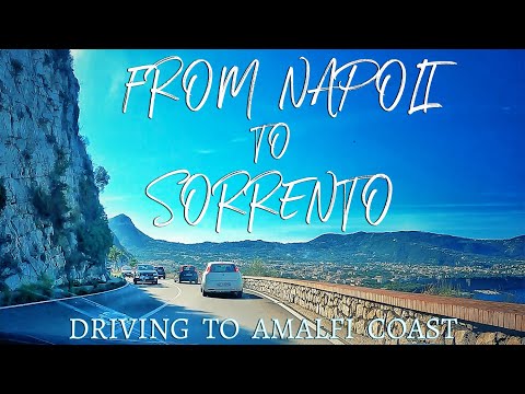 Driving from NAPOLI to SORRENTO in September of 2022 🇮🇹