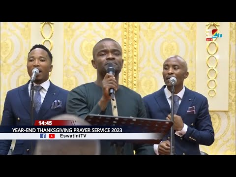 Leading "Bengingubani" at the End-of-Year National Prayer in 2023 is Pastor Hlatshwako