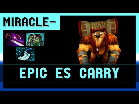 Dota 2 VOD Miracle- Earthshaker | Epic Full Game Pro ES Carry Guide Gameplay
