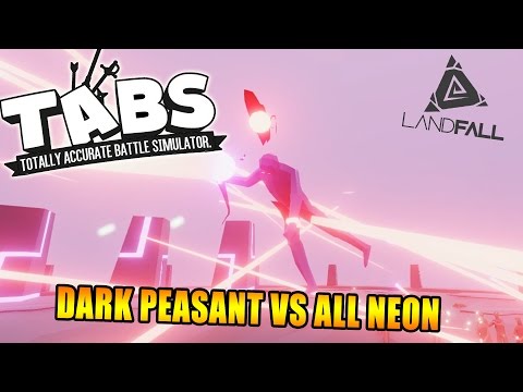 DARK PEASANT vs ALL NEON 400+ JEDI! - Totally Accurate Battle Simulator (TABS CLOSED ALPHA GAMEPLAY)
