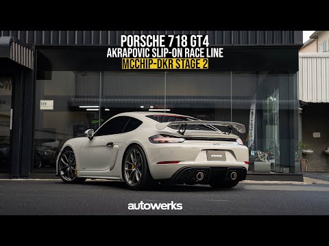 718 Cayman GT4 Akrapovic Exhaust