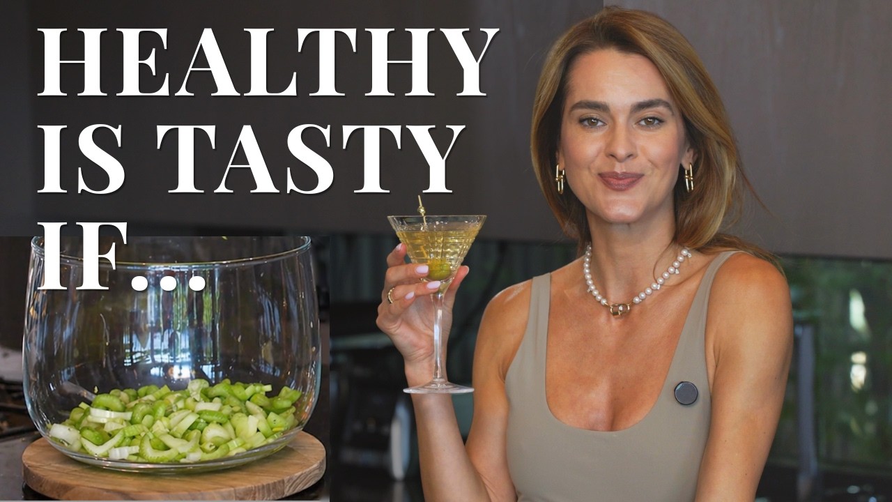 Celery salad & Dirty Martini: the unexpected combo