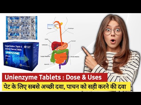 Unienzyme Tablet With Activate Charcoal Or Stomach And Liver Care