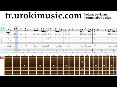 Gitar dersleri Deniz Seki - Nerelerdeydin Bölüm#2 um-723