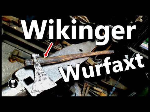 Alte Axt zur Wikinger / Wurfaxt umschmieden