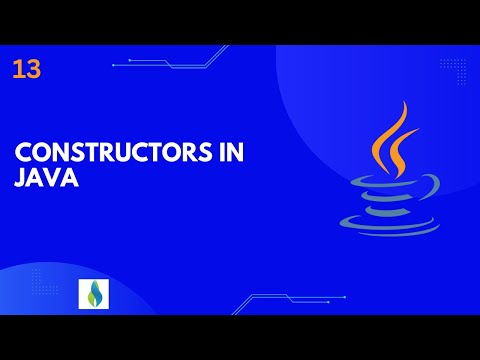 JAVA TUTORIAL 13 CONSTRUCTOR IN JAVA