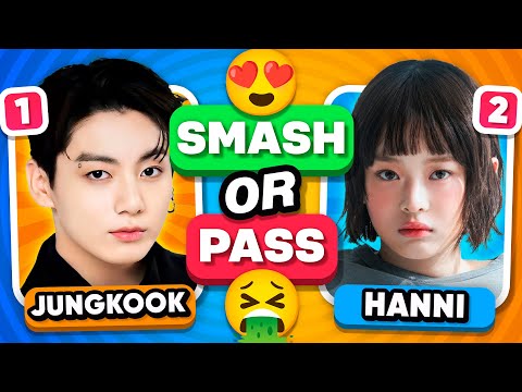 SMASH or PASS 😍🤮 (KPOP EDITION) 80 Kpop Idols | K-POP GAME