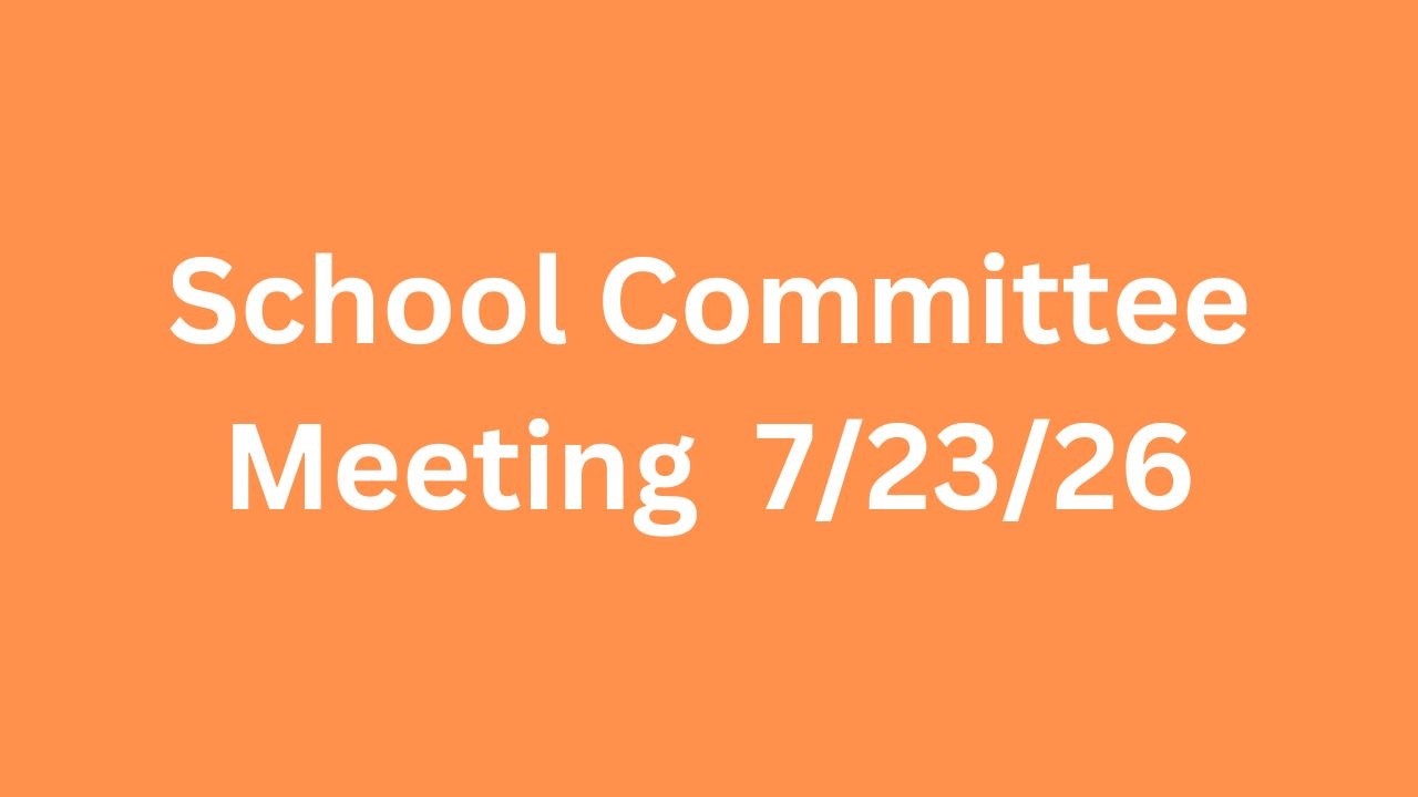 From the School Committee