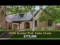 Inside a 1926 Brick Tudor in Kessler Park | Dallas House Tour