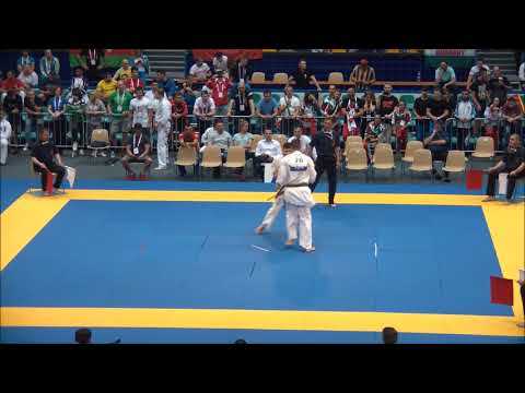 EC2018 Men 95kgs  Agalaroglu Etibar Azerbaijan Vs Allan Fady Denmark