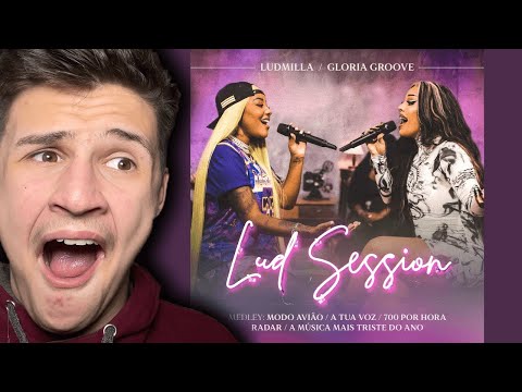 Alwhites Reacts to Lud Session feat. Gloria Groove (Live) |🇬🇧 Gringo Britânico Reagindo