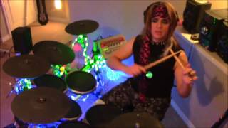 No Mercy - By Yngwie J. Malmsteen - (Drum Cardio &quot;Practice&quot; Run by Shelby Blaze)