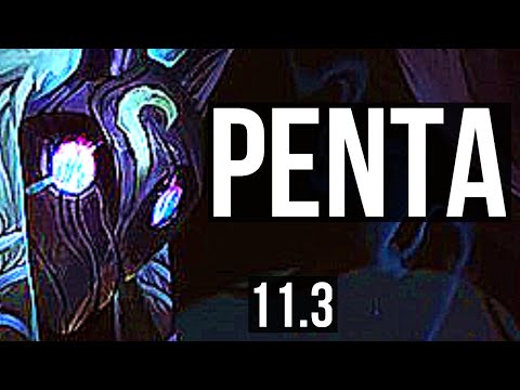 KINDRED vs HECARIM (JUNGLE) | Penta, Legendary, 400+ games, 28/6/6 | KR Diamond | v11.3