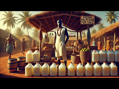 IF ONLY THEY KNEW WHAT HE SELLS TO THEM AS PALM WINE (A MUST WATCH)  TALES AT DUSK #africanfolktales