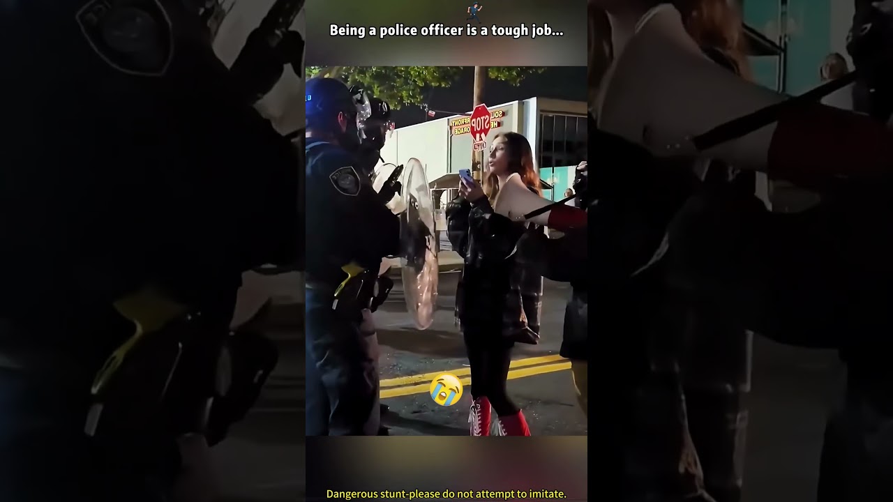 Funny cop moments🤣 Bro, reality isn’t GTA😎#funnyvideo #fail #cops #police
