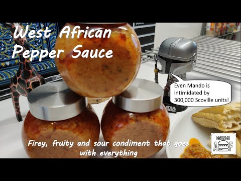 SUPER SPICY West African Hot Pepper Sauce (Piment)