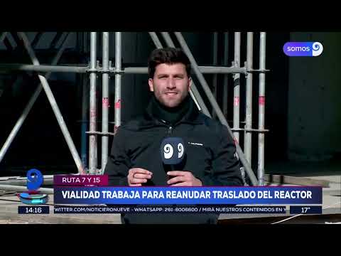 Mendoza: Así refuerzan los puentes de la Ruta 7 para que pase el reactor gigante de IMPSA