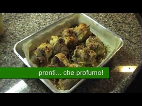 Involtini con filetti di orata profumati al limone