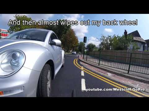 Attempted Left Hook and Rear Wheel Wipe Out - KT08 PHN