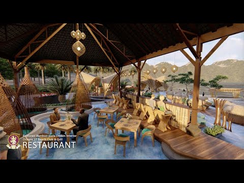 Eksplorasi Bambu Pada Desain Interior Oceans 27 Beach Club & Grill oleh I Made Candra Dwi Satwika