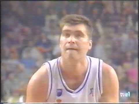 SPANISH ACB LEAGUE: 1995 playoff semi-finals - Barcelona vs Real Madrid (game 5)