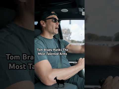 Tom Brady Ranks The Most Talented Arms In NFL History| #tombrady #aaronrodgers #danmarino #joshallen