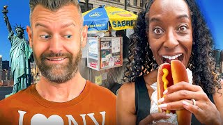 Two Brits Try Most Viral Food in New York! Worth it? 