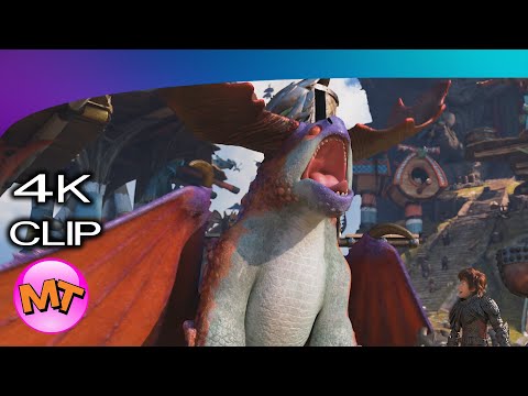 HOW TO TRAIN YOUR DRAGON 3 - This is Berk - CLIP SCENE 4K