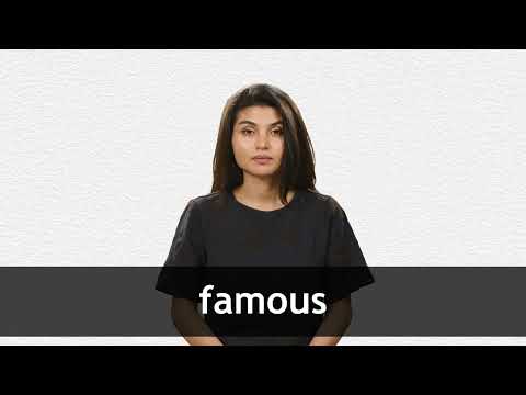 FAMOUS definition and meaning | Collins English Dictionary