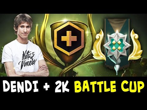 Dendi with 2k MMR on Battle Cup — new Dendi team (LUL no)