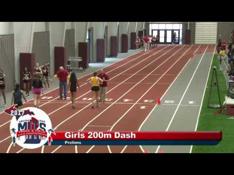 MITS 2017 Girls 200m Dash Prelims Heats 1 & 2