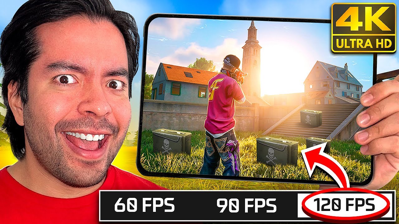 PROBÉ FREE FIRE a 120 FPS 4K por PRIMERA VEZ! #antronixxg #fy #garena