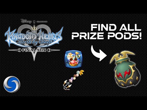 All Prize Pod Locations | Kingdom Hearts Birth by Sleep Final Mix
