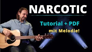 Narcotic  - mit Melodie | Akustik Gitarre Tutorial