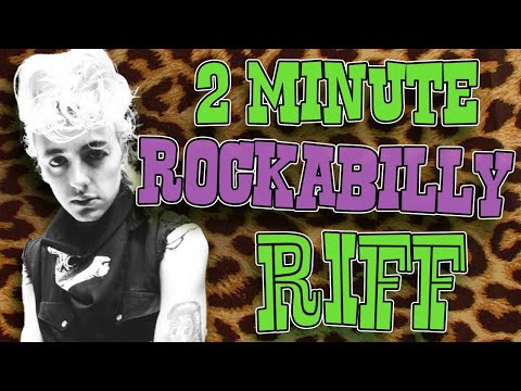 2 Minute Guitar Lesson - 1 String Rockabilly Riff - Stray Cats - Runaway Boys