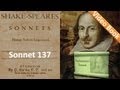 Sonnet 137 by William Shakespeare 
