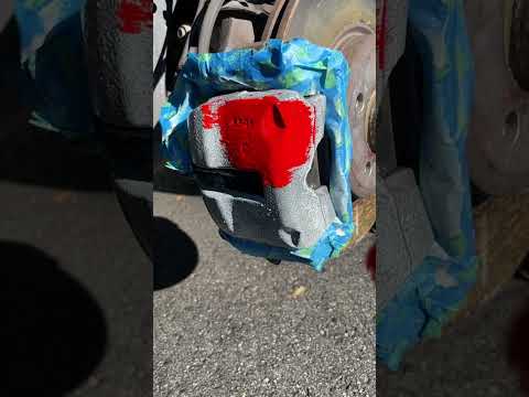 Best Caliper Brake Painting Kit and How to Apply it #shorts