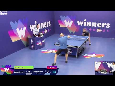 WINners CUP table 2  04.01 Batiuk Dmitrii - Zaporozhets Roman 14:30