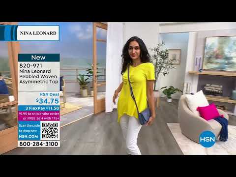 Nina Leonard – Asymmetrisches Oberteil aus genarbtem Gewebe