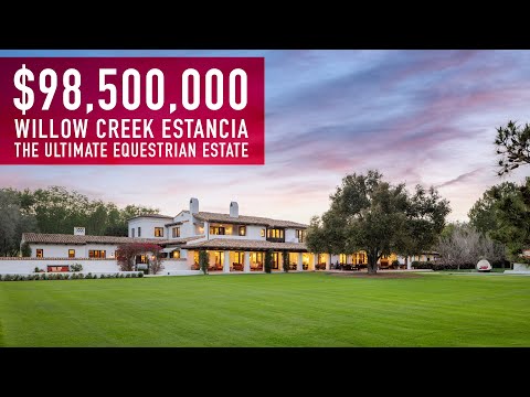 $98,500,000 Rancho Santa Fe Equestrian Estate | Willow Creek Estancia