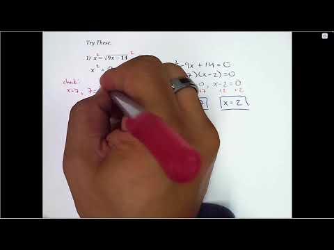Math203Packet20Part1VideoQuadraticForms