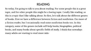 Reading