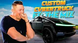 Surprising WWE Champions With Their New Cybertruck