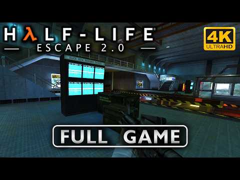 〈4K〉Half-Life Escape 2.0 FULL GAME Walkthrough - No Commentary GamePlay