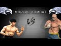 Liu Kang MK1 Vs Sagat MORTAL KOMBAT CHAOTIC NEW ERA