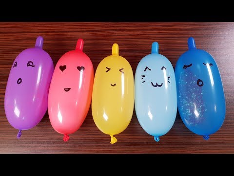 Making Slime with Funny Balloons - Satisfying Slime video