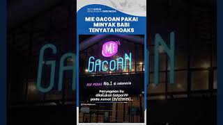 Viral Mie Gacoan Disegel Satpol PP Gegara Jual Makanan Mengandung Minyak Babi, Ternyata Hoaks