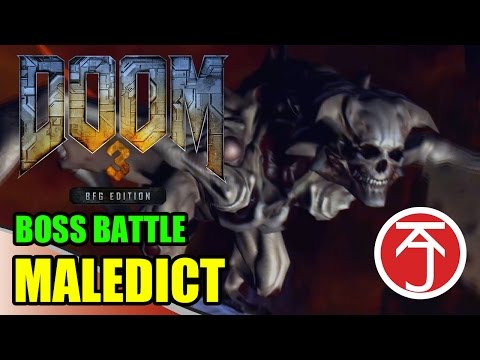 DOOM 3: BFG edition - BOSS BATTLE: DOOMGUY VS MALEDICT