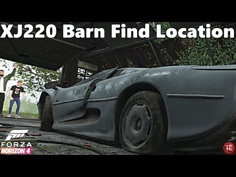 Forza Horizon 4: FIRST BARN FIND! Jaguar XJ220 Location